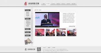 文化传播公司官网效果图